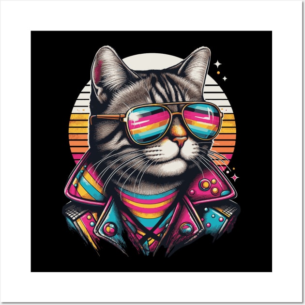 Disco Purrr-fection Wall Art by YEBYEMYETOZEN